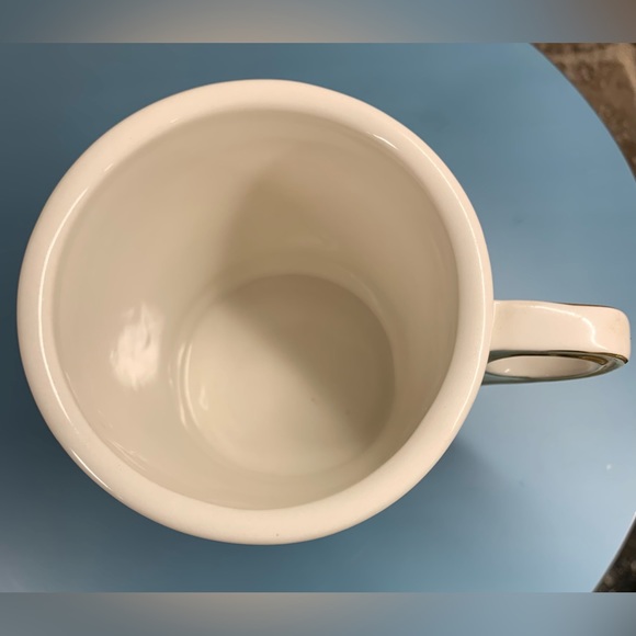 🔥HP🔥 Anthropologie ‘A’ Mug Monogram.  White and gold - Picture 2 of 6